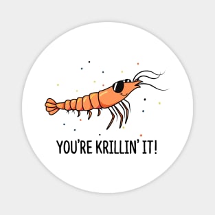 You're Krillin It Cute Krill Pun Magnet